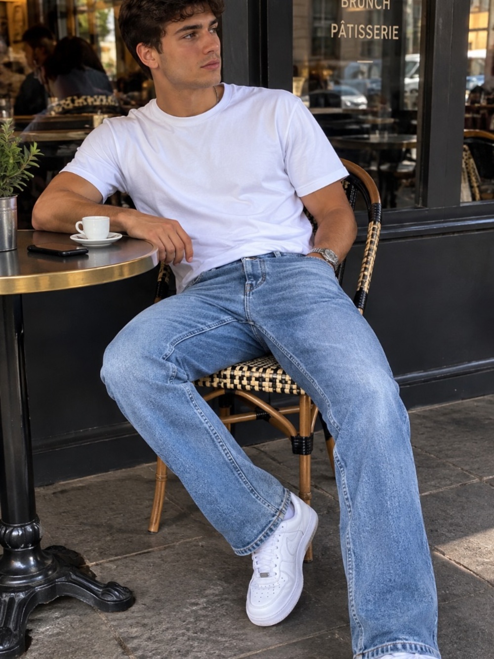 ZARA Men’s Light Blue Jeans – Stylish & Casual